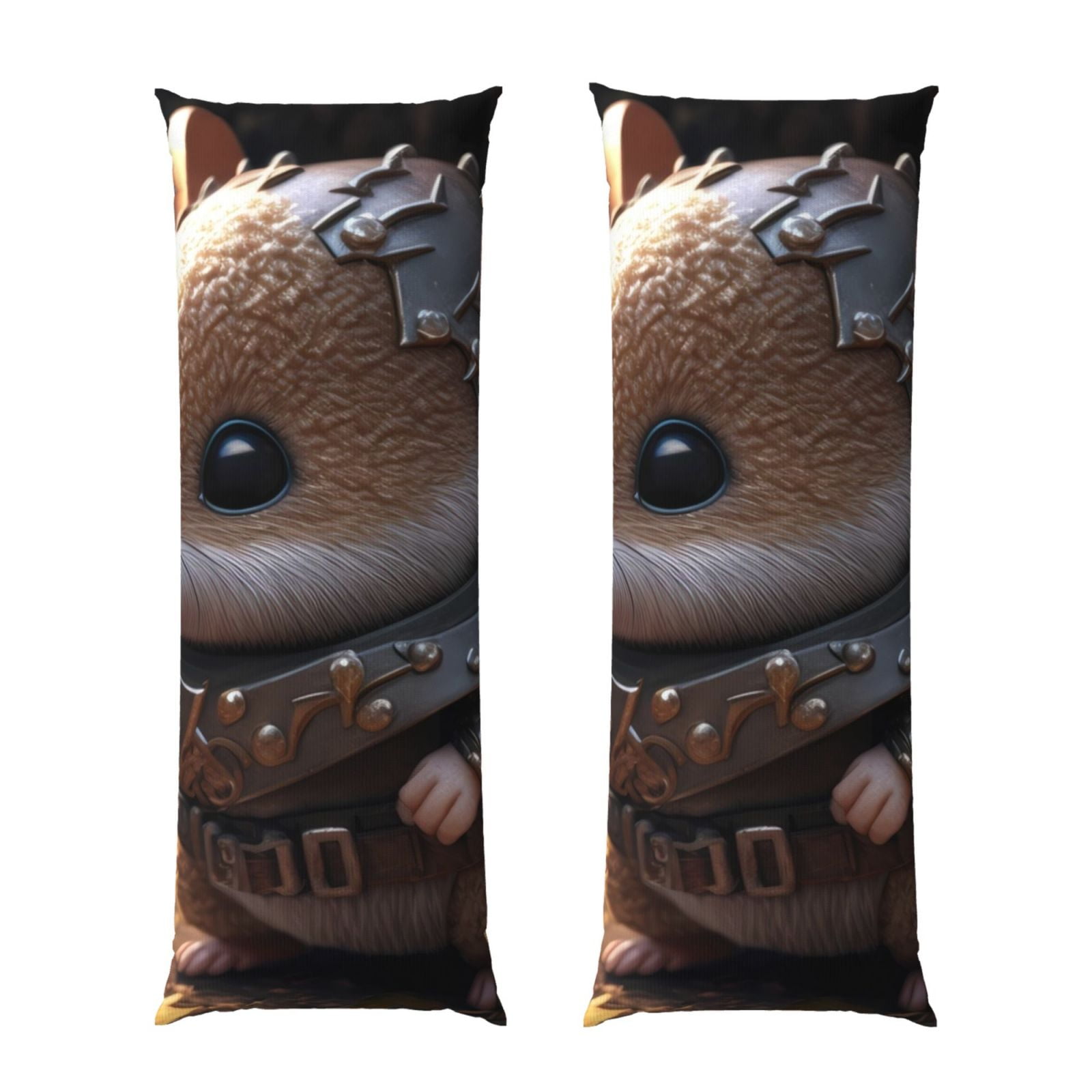 Naloa Cute Big-Eared Mouse Super Soft 20x60 Body Pillow Case,Long Side Hidden Zipper（PILLOWS ARE NOT INCLUDED）