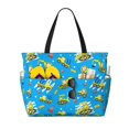 thumbnail image 1 of Naloa Cute Car Cartoon Large Capacity Beach Bag, Waterproof Sandproof Beach Swim Pool Bag Tote Bag for Women, 1 of 7