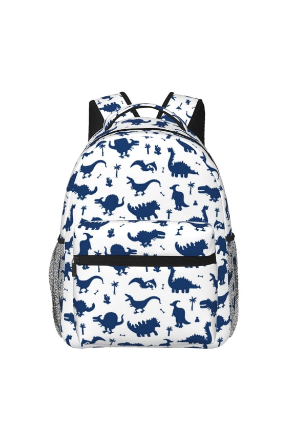 Cute Cartoon Dinosaur Print Solid Color Tie Formal Necktie for MenSuitable for business, daily life, work