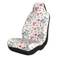 thumbnail image 1 of Naloa Cute Cartoon Sloth Car Seat Covers 2PCs Front Car Seat Covers Universal fit for Most Cars SUVs and Trucks - 1, 1 of 5