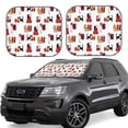thumbnail image 1 of Naloa Cute Cat And Christmas Gift 2 Piece Foldable Car Sun Shades, Car Windshield Sunshade, Front Window Sunshade for Car, Truck, SUV - Small, 1 of 7