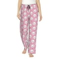 thumbnail image 1 of Naloa Cute Cat Print Women’s Ultra-Soft Comfy Pajama Lounge Pants with Pockets & Drawstring, 1 of 8
