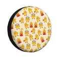 thumbnail image 1 of Naloa Cute Chicken PVC Leather Spare Tire Wheel Cover for Car Truck SUV Camper Trailer Universal Fit many size15 inch, 1 of 6