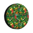 thumbnail image 1 of Naloa Cute Christmas Stocking Bear PVC Leather Spare Tire Wheel Cover Spare Tire Cover, for Car Truck SUV Camper Trailer Universal Fit(14-17in)-17 inch, 1 of 6