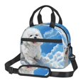 thumbnail image 1 of Naloa Cute Cloud Bichon Frise Print Lunch Bag for Women & Men Insulated Lunch Box or Cooler Lunch Tote Bags for Work, Travel, Outdoor, 1 of 5