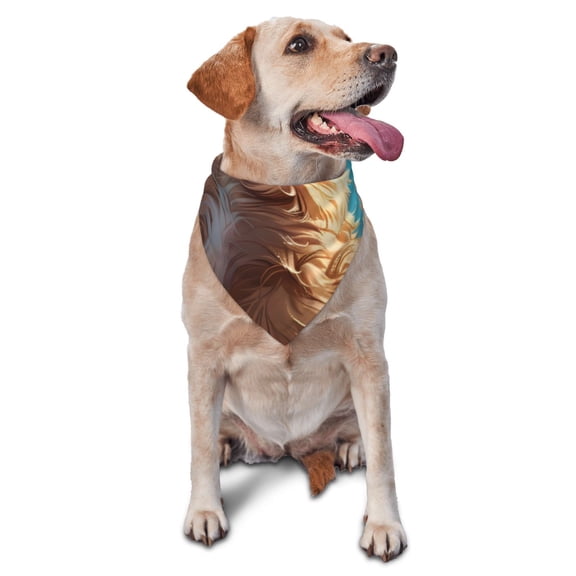 Naloa Cute Cloud Cat Dog Bandanas 1PC Washable Triangle Dog Scarfs Premium Durable Fabric, for Small Medium Large Dogs and Cats