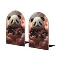 thumbnail image 1 of Naloa Cute Cloud Panda 2 Pcs Bookend Large Capacity Office Book Ends for Home Office Library School Study Decoration, 1 of 8
