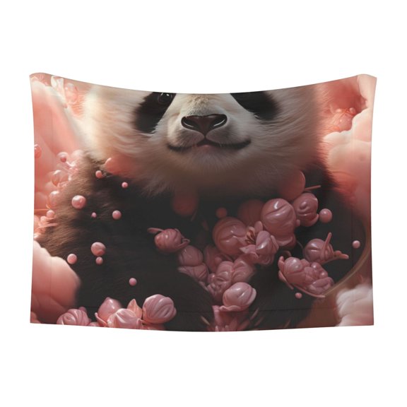 Naloa Cute Cloud Panda Dog Blanket, 3 Sizes Cat Blanket for Indoor Cats Large Medium Small Dog Gifts-Small