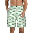thumbnail image 1 of Naloa Cute Crocodile Men's Beach Shorts, Surfing shorts, Swim trunks, Quick Dry Swim Trunks for Surfing Beach Fun - XX-Large, 1 of 9