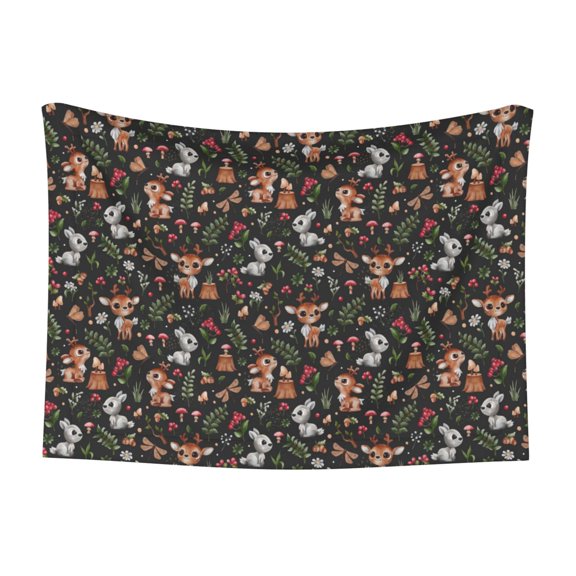 Naloa Cute Deer Dog Blanket, 3 Sizes Cat Blanket for Indoor Cats Large Medium Small Dog Gifts-Medium