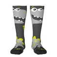 thumbnail image 1 of Naloa Cute Dinosaur Thigh High Socks Extra Long Stretchy Sock Women Over Knee High Opaque Stocking Daily Wear, 1 of 6
