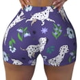 thumbnail image 1 of Naloa Cute Dog Biker Shorts for Women Seamless Scrunch Short Women’s Yoga Shorts for Gym Running Sport Shorts - Large, 1 of 9