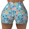 thumbnail image 1 of Naloa Cute Dog Biker Shorts for Women Seamless Scrunch Short Women’s Yoga Shorts for Gym Running Sport Shorts - Medium, 1 of 9