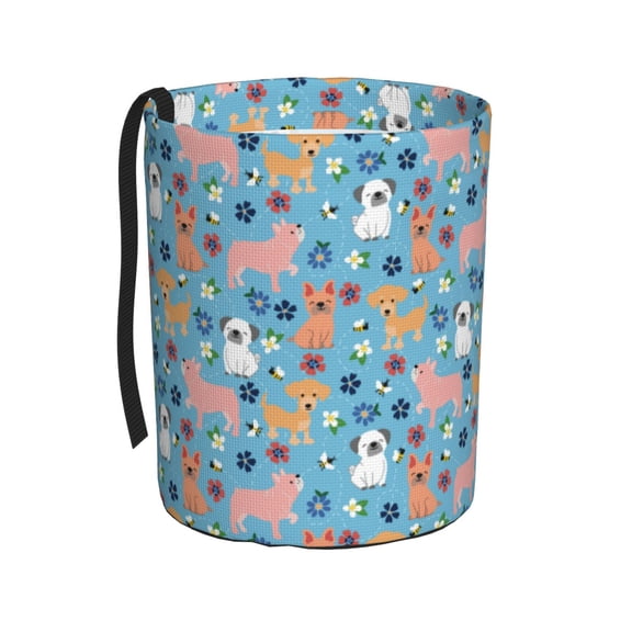 Naloa Cute Dog Car Trash Can Garbage Car Accessories Trash Can Car Waste Bin for for Driver and Passenger Any Vehicle