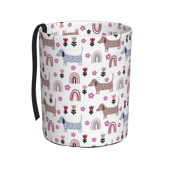 Naloa Cute Dog Car Trash Can Garbage Car Accessories Trash Can Car Waste Bin for for Driver and Passenger Any Vehicle