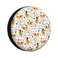 thumbnail image 1 of Naloa Cute Dog PVC Leather Spare Tire Wheel Cover for Car Truck SUV Camper Trailer Universal Fit many size14 inch, 1 of 6