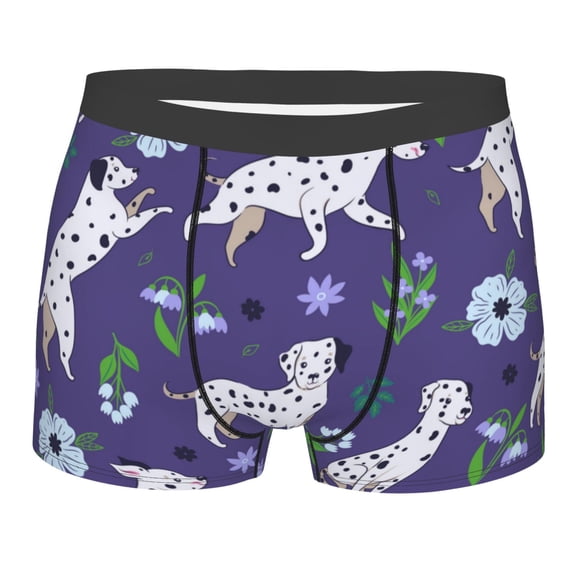 Naloa Cute Dog Print Mens Underwear - Boxers for Men, Classic Briefs for Men