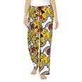 thumbnail image 1 of Naloa Cute Dog Print Women’s Ultra-Soft Comfy Pajama Lounge Pants with Pockets & Drawstring, 1 of 8