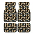 thumbnail image 1 of Naloa Cute Dogs Corgi Car Foot Mat Set of 4 Pieces - Universal Floor Liner Neoprene Full Set Floor Mats for Cars Trucks SUV, 1 of 7