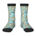 thumbnail image 1 of Naloa Cute Dogs Corgi Kids Socks Unisex Kids and Toddlers' Crew Socks, ,1 Pairs, 1 of 5