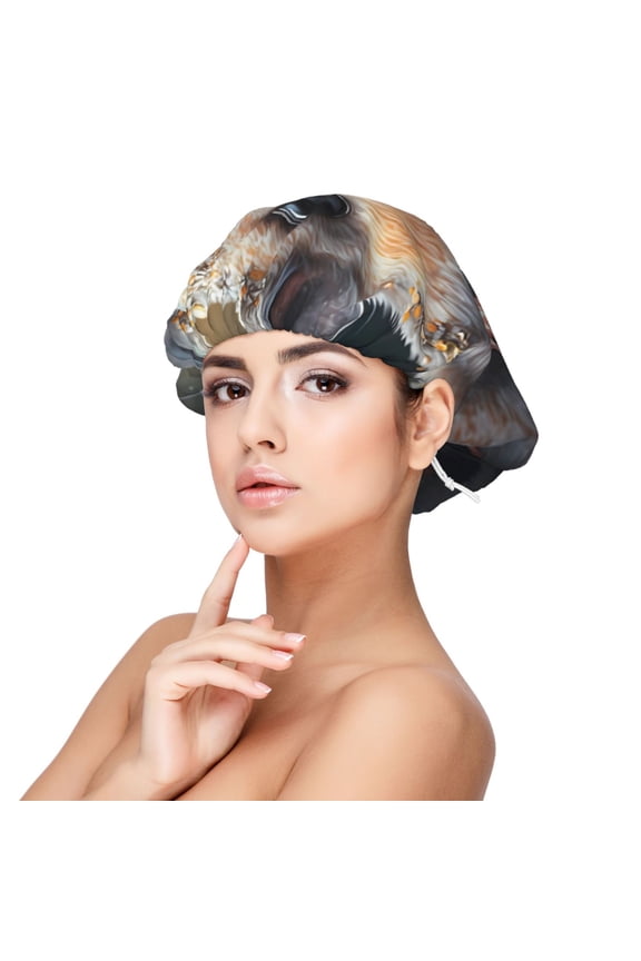 Cute Fat Ball Branch Adjustable Hair Bonnet for Sleeping, Hair Wrap Sleep Cap Turban for Women Men, Curly Straight Hair Long Large Braid Unisex