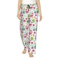 thumbnail image 1 of Naloa Cute Flamingo Print Women’s Ultra-Soft Comfy Pajama Lounge Pants with Pockets & Drawstring, 1 of 8