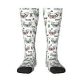 thumbnail image 1 of Naloa Cute French Bulldog Thigh High Socks Extra Long Stretchy Sock Women Over Knee High Opaque Stocking Daily Wear, 1 of 6