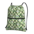 thumbnail image 1 of Naloa Cute Frog Drawstring Backpack String Bag Cinch Water Resistant for Gym Shopping Sport Yoga, 1 of 6