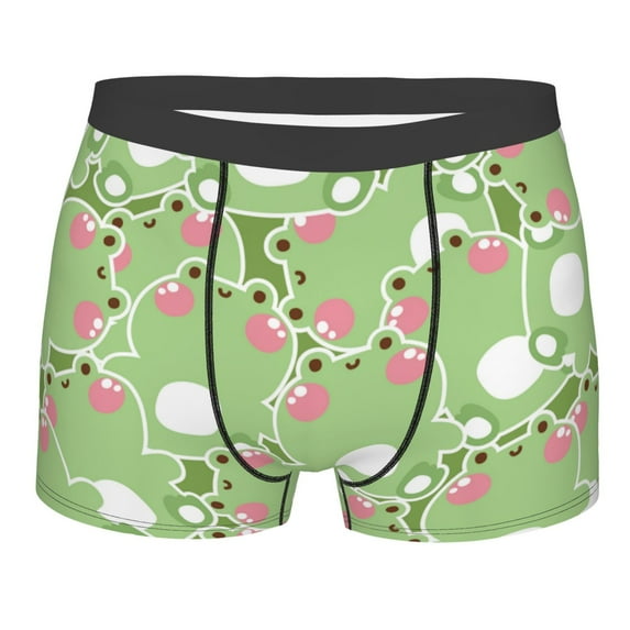 Naloa Cute Frog2 Print Mens Underwear - Boxers for Men, Classic Briefs for Men