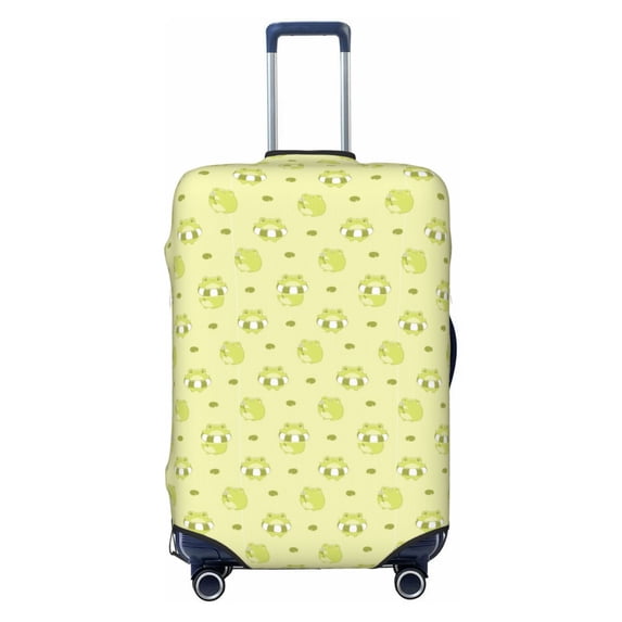 Naloa Cute Frog3 Elastic Suitcase Protector, Travel Suitcase Protector Cover Fits 18-32in Suitcase - X-Large