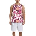 thumbnail image 1 of Naloa Cute Girl Basketball Jersey Reversible Men's Mesh Athletic Sports Shirts Training Practice S-4XLLarge, 1 of 6