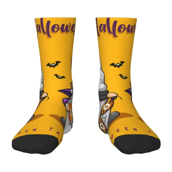 Naloa Cute Gnomes Halloween Kids Socks Unisex Kids and Toddlers' Crew Socks, ,1 Pairs