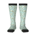 thumbnail image 1 of Naloa Cute Honeybees Thigh High Socks Extra Long Stretchy Sock Women Over Knee High Opaque Stocking Daily Wear, 1 of 6