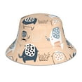 thumbnail image 1 of Naloa Cute Ink Drawn Elephants Reflective Double-Sided Bucket Hat, Sun Hat, Soft and Breathable for Gardening, Beaching, Camping, Hiking, Fishing, 1 of 9