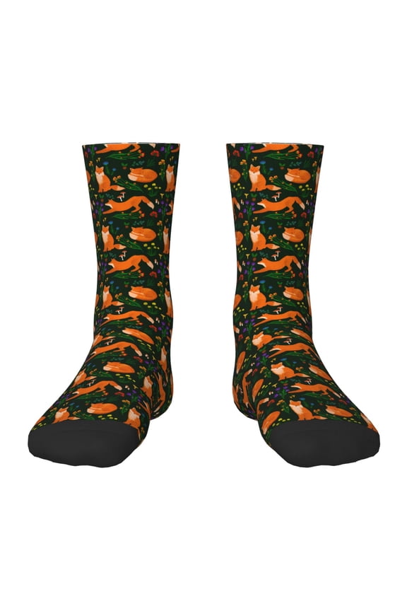 Cute Little Foxes Kids Socks Unisex Kids and Toddlers' Crew Socks, ,1 Pairs