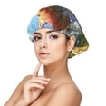 thumbnail image 1 of Naloa Cute Mushroom Town Adjustable Hair Bonnet for Sleeping, Hair Wrap Sleep Cap Turban for Women Men, Curly Straight Hair Long Large Braid Unisex, 1 of 6