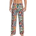 thumbnail image 1 of Naloa Cute Nautical Pajama Pants Men, PJ Bottoms, Sleep & Lounge Pants-Small, 1 of 6