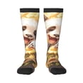 thumbnail image 1 of Naloa Cute Panda Sunflower Thigh High Socks Extra Long Stretchy Sock Women Over Knee High Opaque Stocking Daily Wear, 1 of 6