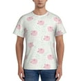 thumbnail image 1 of Naloa Cute Pigs Men's T-Shirt Sport T-shirt Men's Basic Tee Casual Men's Shirt, Round Neck, Short Sleeves - X-Large, 1 of 5