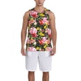 thumbnail image 1 of Naloa Cute Pigs Sunflower Basketball Jersey Reversible Men's Mesh Athletic Sports Shirts Training Practice S-4XLLarge, 1 of 6
