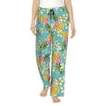 thumbnail image 1 of Naloa Cute Pineapples Print Women’s Ultra-Soft Comfy Pajama Lounge Pants with Pockets & Drawstring, 1 of 8