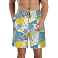 thumbnail image 1 of Naloa Cute Poodle Dog Men's Beach Shorts, Surfing shorts, Swim trunks, Quick Dry Swim Trunks for Surfing Beach Fun - Small, 1 of 9