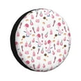 thumbnail image 1 of Naloa Cute Poodle Dog PVC Leather Spare Tire Wheel Cover for Car Truck SUV Camper Trailer Universal Fit many size14 inch, 1 of 6