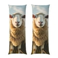 thumbnail image 1 of Naloa Cute Prairie Sheep Herd Super Soft 20x60 Body Pillow Case,Long Side Hidden Zipper（PILLOWS ARE NOT INCLUDED）, 1 of 6