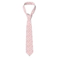 thumbnail image 1 of Naloa Cute Rabbit Carrot Print Solid Color Tie Formal Necktie for Men，Suitable for business, daily life, work, 1 of 5