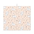thumbnail image 1 of Naloa Cute Rabbit Dish Drying Mat for Kitchen Counter, Heat Resistant Drainer Mats, Absorbent Draining Mat,Dish Rack Pad,16"x18", 1 of 8