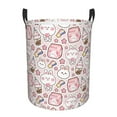 thumbnail image 1 of Naloa Cute Rabbit Large Laundry Basket Waterproof Round Collapsible Storage bin with Handles for Hamper Kids Room,Toy Storage, 1 of 6