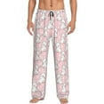 thumbnail image 1 of Naloa Cute Rabbit Pajama Pants Men, PJ Bottoms, Sleep & Lounge Pants-Large, 1 of 6