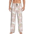 thumbnail image 1 of Naloa Cute Rabbit Pajama Pants Men, PJ Bottoms, Sleep & Lounge Pants-Large, 1 of 6