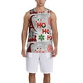 thumbnail image 1 of Naloa Cute Santa Basketball Jersey Reversible Men's Mesh Athletic Sports Shirts Training Practice S-4XLX-Large, 1 of 6